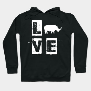 Rhino Love Hoodie